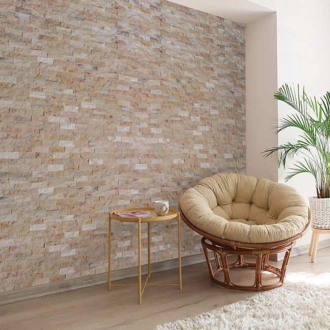 Leroymerlin Rivestimento decorativo in pietra NATIMUR IVORY TRAVERTIN 0.48 M2 beige/crema da interno / esterno Outlet