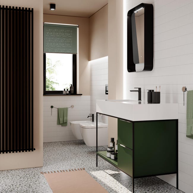 Leroymerlin Piastrella da pavimento e rivestimento interno rettificato Marble Vision in gres porcellanato smaltato lappato verde 60 x 60cm Sp. 9 mm traffico medio forte (pei 3/5) Offerte
