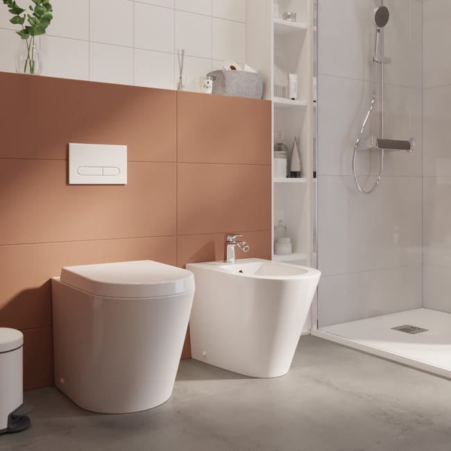 Leroymerlin Bidet filomuro compacta SENSEA bianco lucido Negozio