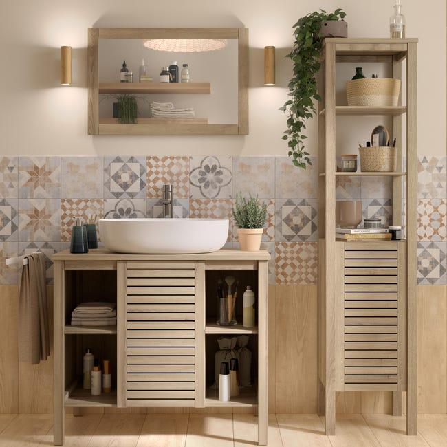 Leroymerlin Rubinetto per lavabo a canna bassa Hilo New cromato lucido SENSEA H 15 cm Nuova