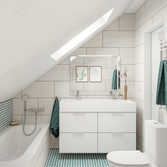 Leroymerlin Rubinetto per lavabo a canna media Essential cromato lucido SENSEA H 15.05 cm Negozio online di fabbrica