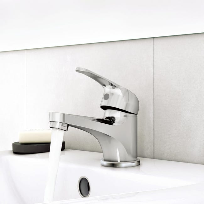 Leroymerlin Rubinetto per lavabo a canna bassa Natu cromo lucido SENSEA H 10 cm Prezzo di fabbrica