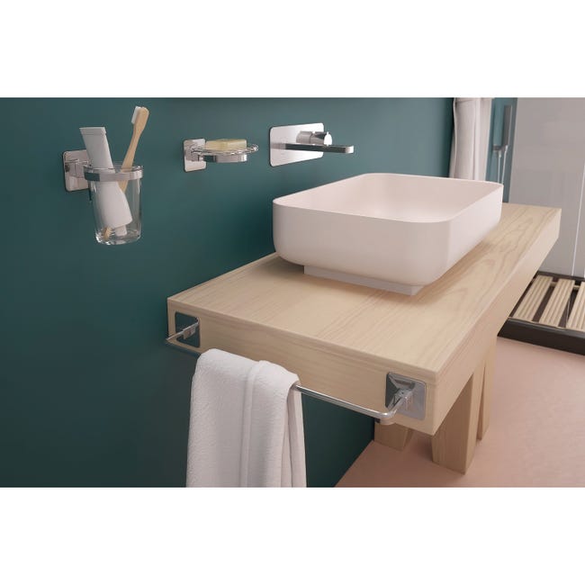 Leroymerlin Portasciugamani da parete Cold Wind cromato L 35.3 cm Shopping online