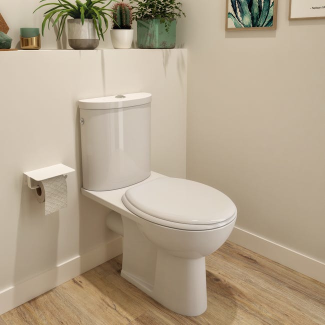 Leroymerlin Copriwater ovale universale POP SENSEA legno bianco Black Friday