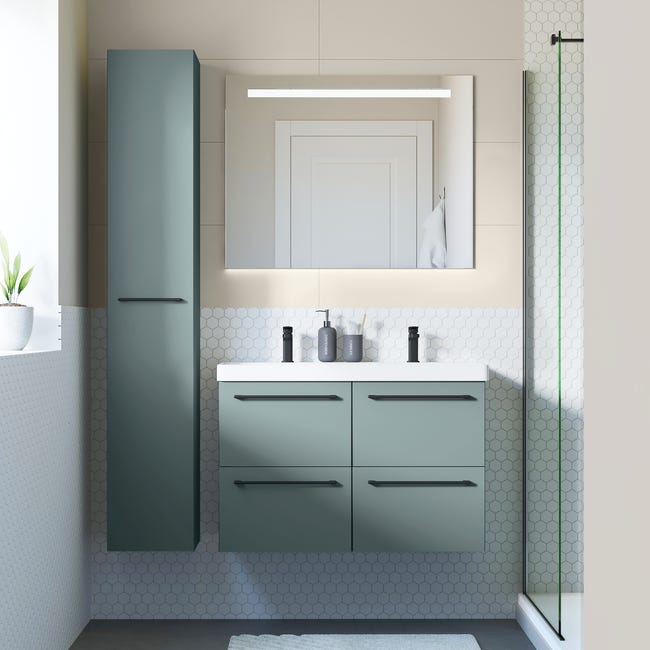 Leroymerlin Anta mobile da bagno verde SENSEA L 30 x H 172.9 x Sp 1.8 cm Offerta natalizia