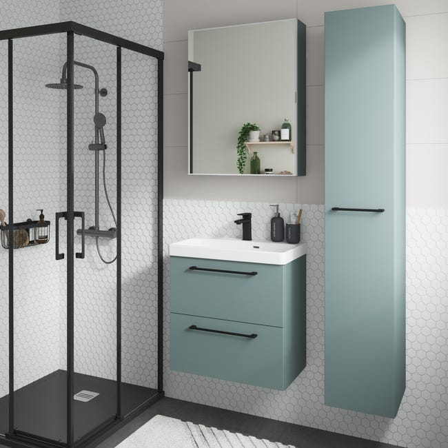 Leroymerlin Anta mobile da bagno verde SENSEA L 30 x H 172.9 x Sp 1.8 cm Offerta natalizia