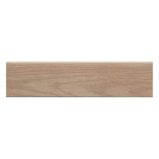 Leroymerlin Piastrella battiscopa Bois colore rovere H 8 x L 33 cm x Sp 8 mm Ritorno libero