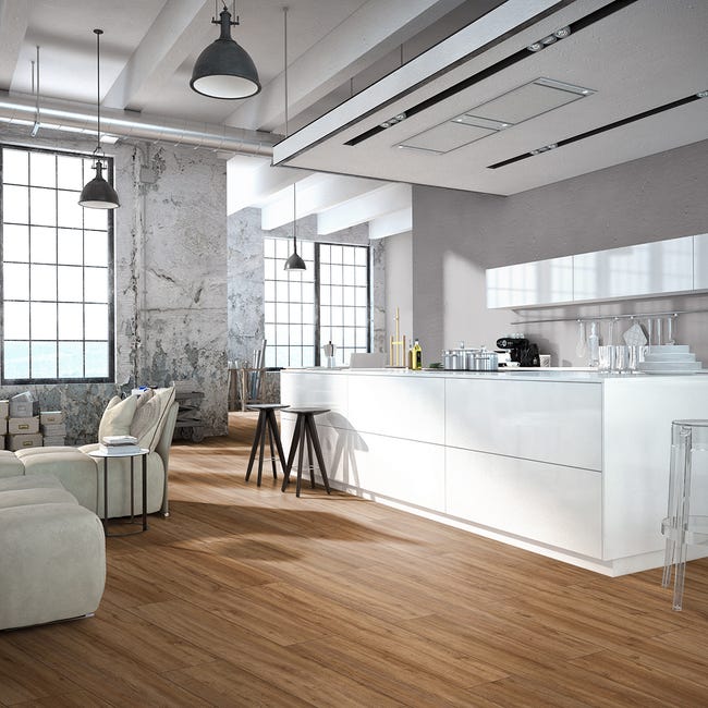 Leroymerlin Pavimento laminato ARTENS H2O HONEY marrone resistente all'acqua Sp 8mm Ultimi tre giorni