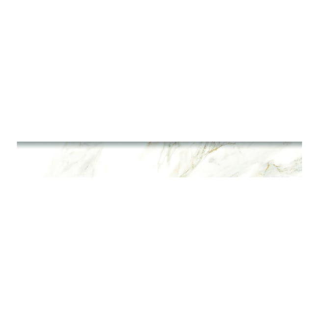 Leroymerlin Piastrella battiscopa Remix marble colore bianco H 0.74 x L 60 cm x Sp 7.4 mm Super sconto