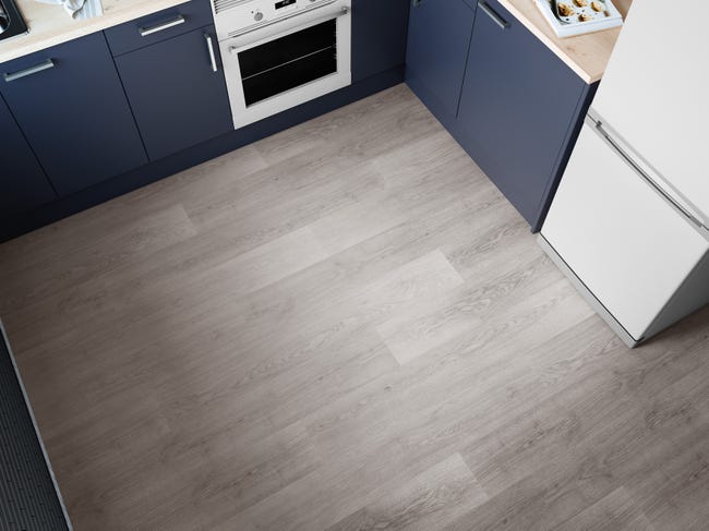 Leroymerlin Pavimento laminato ARTENS Macassar grigio resistente all'acqua Sp 10mm Trasporto libero internazionale