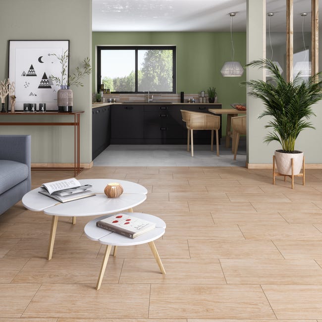 Leroymerlin Piastrella battiscopa Remix wood colore beige H 0.74 x L 60 cm x Sp 7.4 mm Limitato a 3 giorni