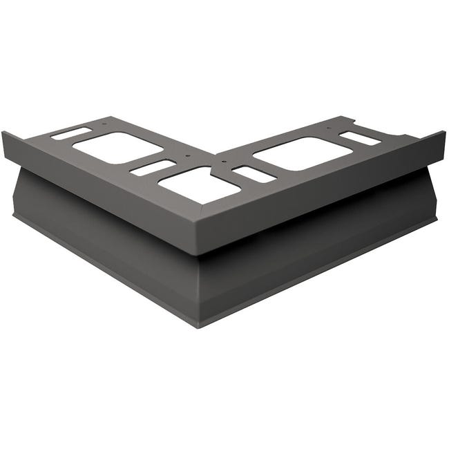 Leroymerlin Profilo angolare esterno in alluminio Proterrace Fdp antracite L 0.21 m x L 21 cm In Linea