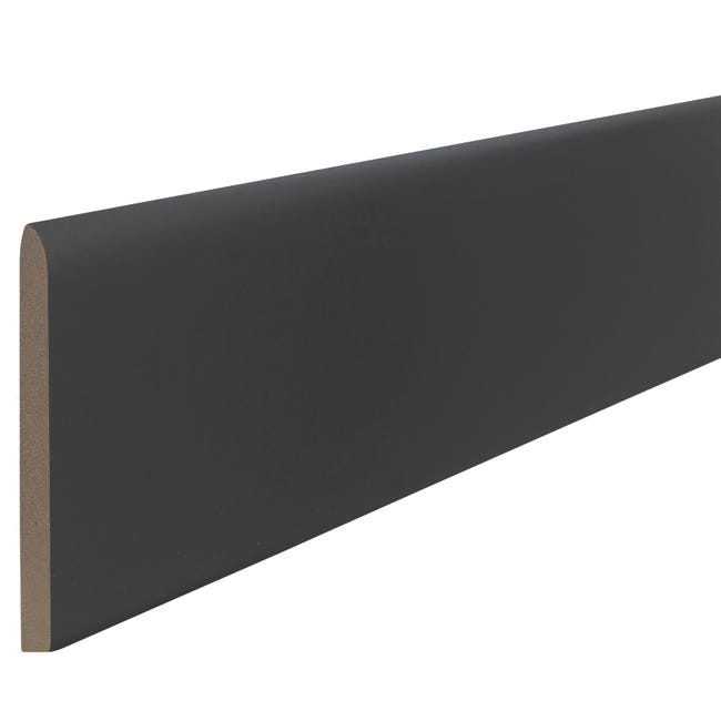 Leroymerlin Piastrella battiscopa colore nero H 8 x L 33.3 cm x Sp 8 mm Promozione