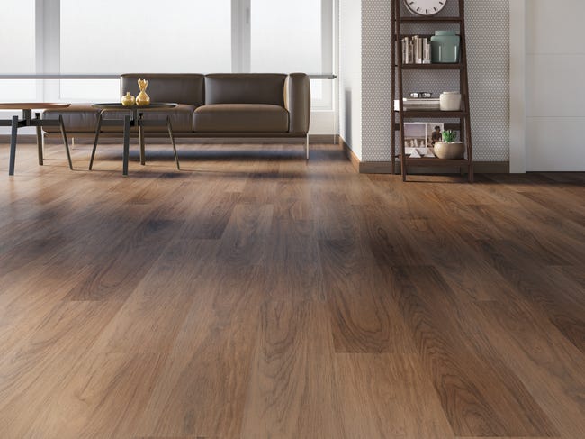 Leroymerlin Pavimento laminato ARTENS Neiva marrone resistente all'acqua Sp 10mm Spedizione Gratuita