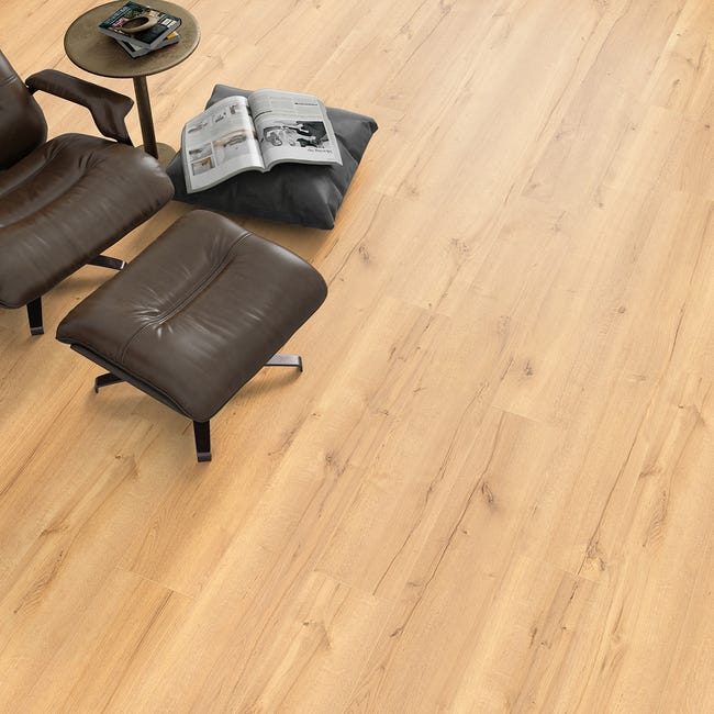 Leroymerlin Pavimento laminato ARTENS DESIGN Wayne beige resistente all'acqua Sp 10mm Qualità Garantita