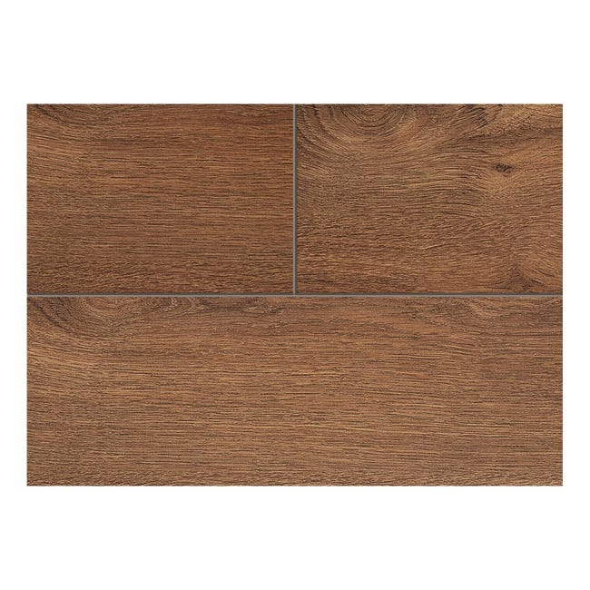Leroymerlin Pavimento laminato ARTENS Oak redbrown marrone resistente all'acqua Sp 8mm Consegna Veloce