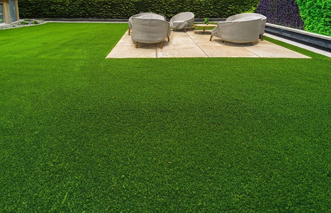 Leroymerlin Erba artificiale 15 mm 4F GROUP Drenante al rotolo 5 x 2 m 10 m² Economico
