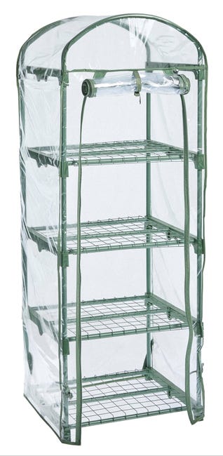 Leroymerlin Serra da balcone VERDEMAX Primula 4 ripiani 50 x 45 x 135 cm Offerte