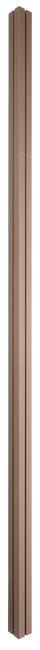 Leroymerlin Palo in ALLUMINIO NORTENE MOSAIC/PRIVAT quadrato H 215 cm x L 6 cm x L 6 cm ruggine Vendita Calda