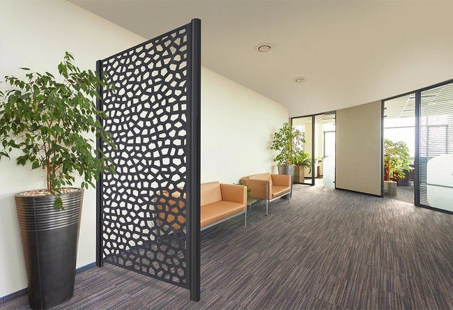 Leroymerlin Palo in ALLUMINIO NORTENE MOSAIC/PRIVAT quadrato H 215 cm x L 6 cm x L 6 cm grigio Spedizione gratuita