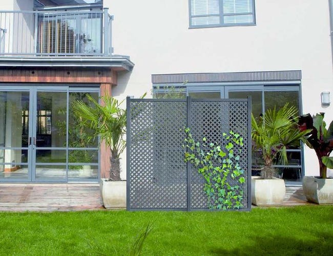 Leroymerlin Palo in ALLUMINIO NORTENE MOSAIC/PRIVAT quadrato H 215 cm x L 6 cm x L 6 cm grigio Spedizione gratuita