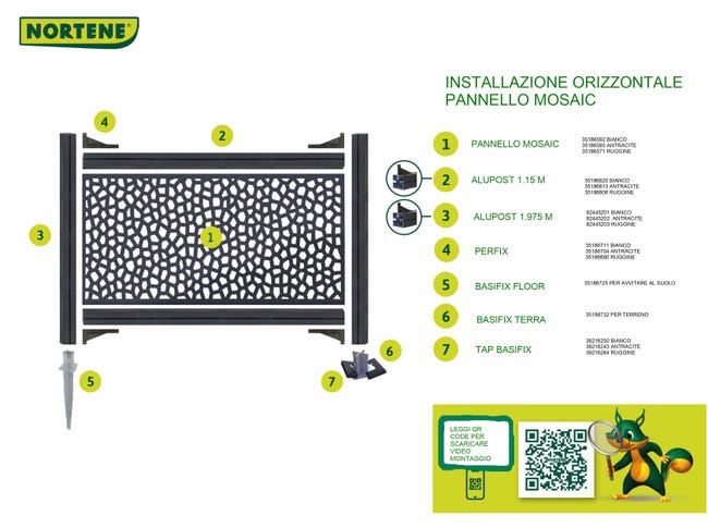 Leroymerlin Terminale per colonna MOSAIC PRIVAT in pvc Grigio H 2 x L 12.5 x P 2 cm 2 pezzi Offerta esclusiva