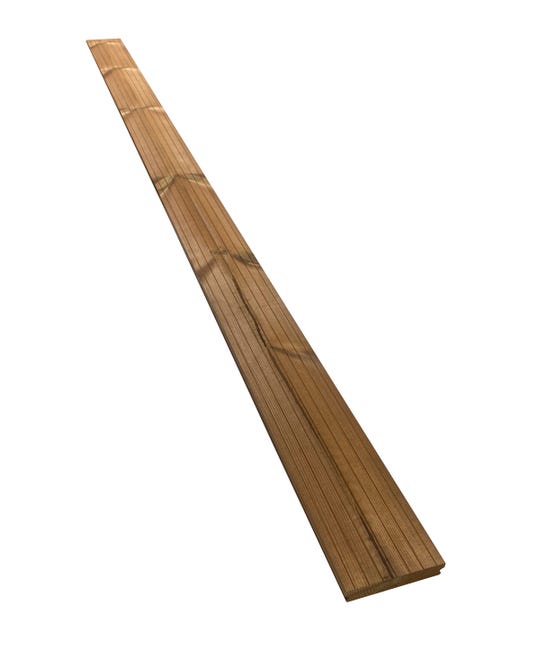 Leroymerlin Listone da incastro THERMOWOOD ONEK in legno 200 x 11.7 cm Sp 21 mm marrone Vendite stagionali
