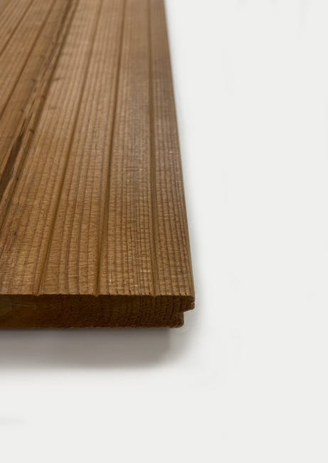 Leroymerlin Listone da incastro THERMOWOOD ONEK in legno 200 x 11.7 cm Sp 21 mm marrone Vendite stagionali