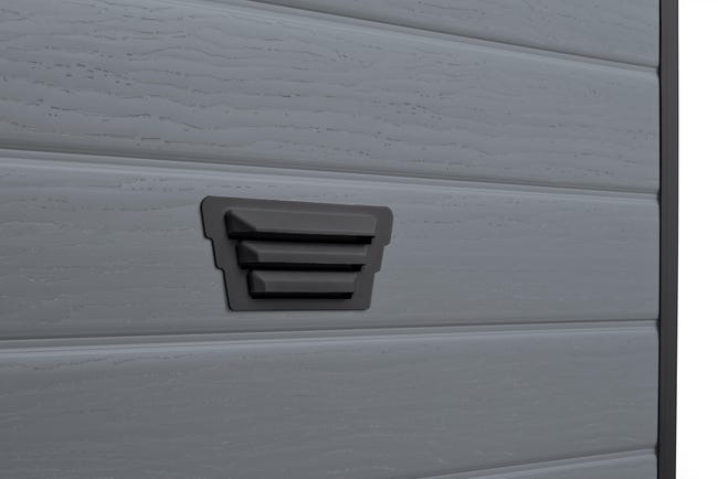 Leroymerlin Casetta da giardino KETER in polipropilene Exclusive Grigio chiaro con porta doppio battente superficie totale 2.81 m² e spessore parete 16 mm Offerta natalizia