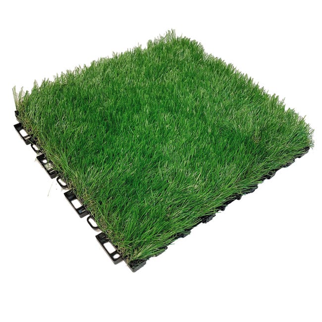 Leroymerlin Piastrelle ad incastro 4F GROUP Erba 9 pezzi in pvc 30 x 30 cm Sp 30 mm verde Offerta San Valentino