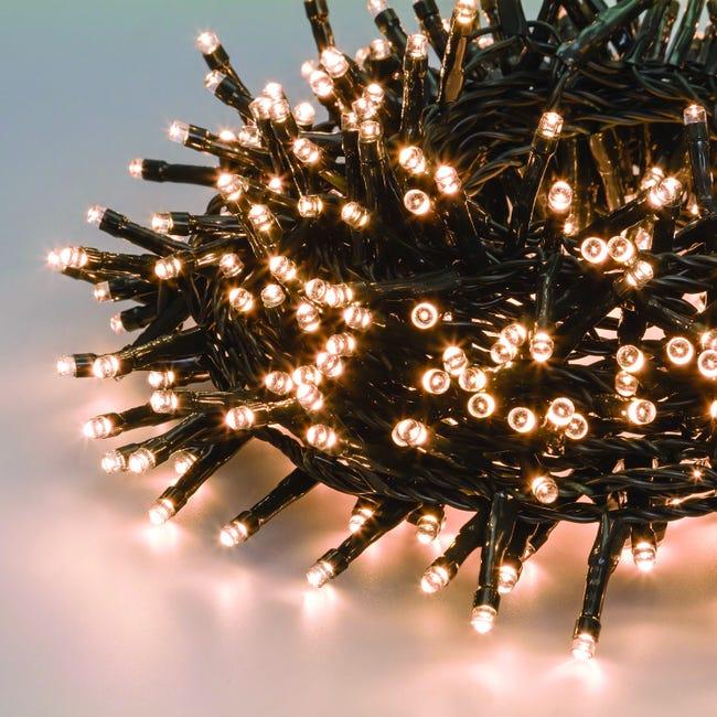 Leroymerlin Catena luminosa 1000 lampadine LED bianco caldo Led Mini cluster 20.5 m Bestseller