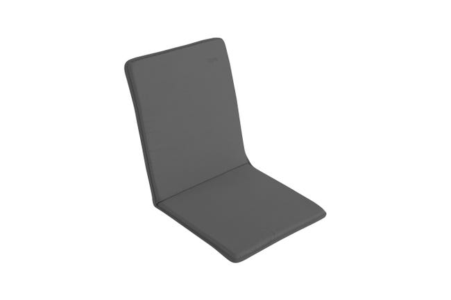 Leroymerlin Cuscino per sedia a sdraio in poliestere BIGREY grigio antracite 97 x 47 x Sp 3 cm Ultimi tre giorni