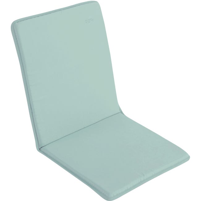 Leroymerlin Cuscino per sedia a sdraio in poliestere BIGREY verde 97 x 47 x Sp 3 cm