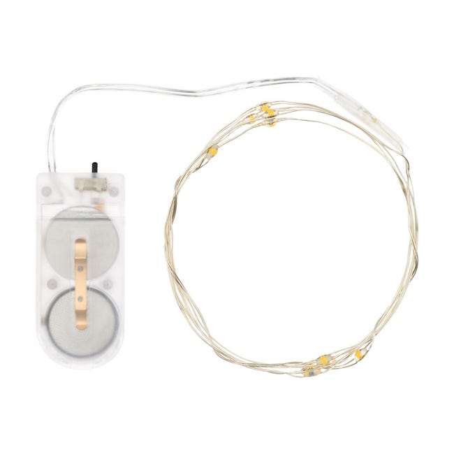 Leroymerlin Catena luminosa 10 lampadine LED multicolore Micro 1 m Promozione temporanea