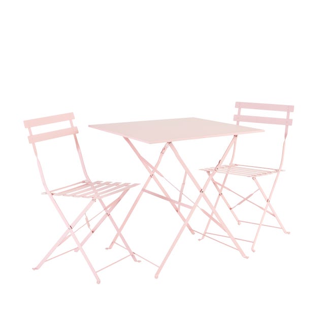 Leroymerlin Sedia da giardino senza cuscino Flora NATERIAL pieghevole in acciaio con seduta in acciaio rosa Fino al 65% di sconto