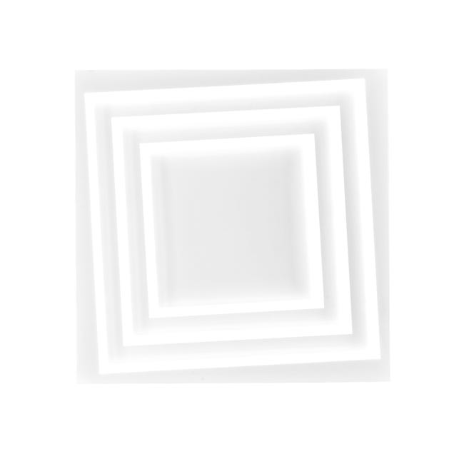 Leroymerlin Plafoniera LED design Kundili bianco 5.5x5.6 cm luce con 3 temperature di colore dimmerabile 8800 lumen INSPIRE Trasporto libero internazionale