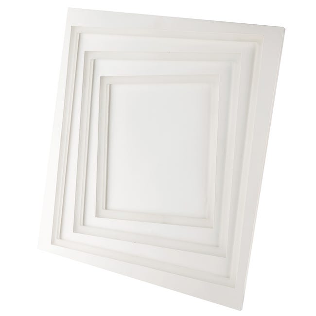Leroymerlin Plafoniera LED design Kundili bianco 5.5x5.6 cm luce con 3 temperature di colore dimmerabile 8800 lumen INSPIRE Trasporto libero internazionale