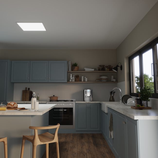 Leroymerlin Pannello LED Anvik bianco 59.5x60 cm INSPIRE Luce bianco naturale 4000 LUMEN Promozione