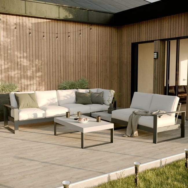 Leroymerlin Applique moderno da esterno Montreal grigio INSPIRE IP44 Spedizione Gratuita