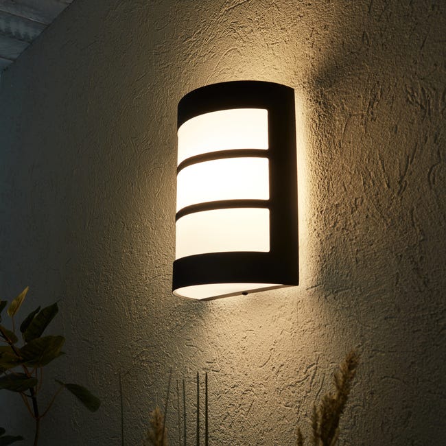 Leroymerlin Applique moderno da esterno Montreal grigio INSPIRE IP44 Spedizione Gratuita