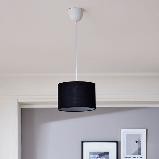 Leroymerlin Lampadario Moderno Sitia nero E27 INSPIRE Soddisfazione Garantita