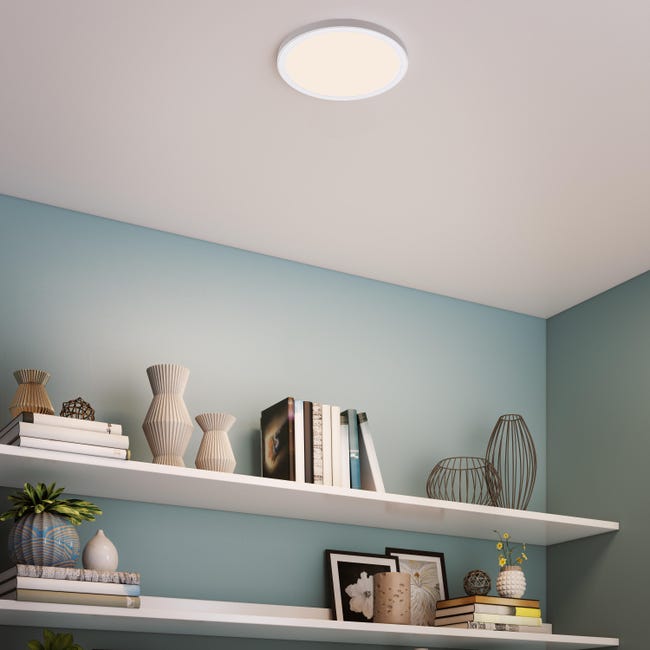 Leroymerlin Plafoniera LED Manoa tondo bianco foro incasso 20.5 cm luce cct regolazione da bianco caldo a bianco freddo Negozi Online