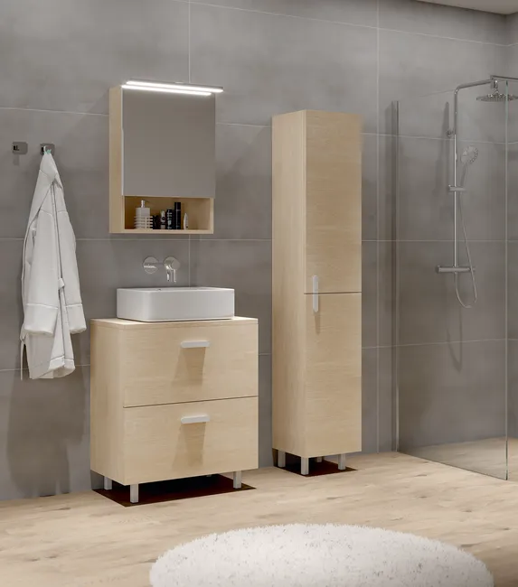 Leroymerlin Applique LED bagno moderno Slim 50 cromo INSPIRE Consegna Veloce