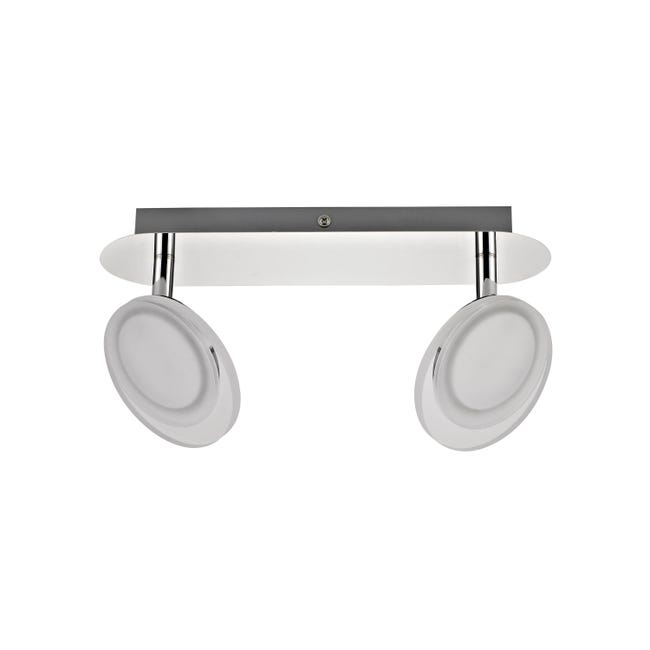 Leroymerlin Faretto decorativo con fonte luminosa LED Loob New cromo 2xINSPIRE Shopping Online