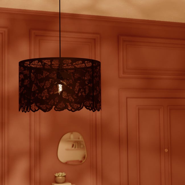 Leroymerlin Lampadario Glamour Marotta nero E27 INSPIRE Prezzo Ridotto