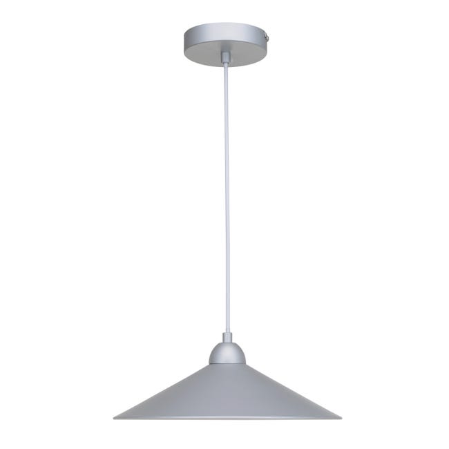Leroymerlin Lampadario Industriale Braga grigio E27 INSPIRE Sconto