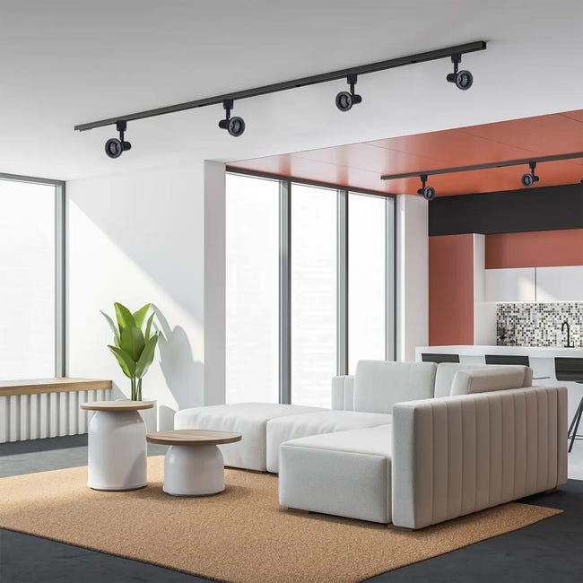 Leroymerlin Binario nero LED In Vendita