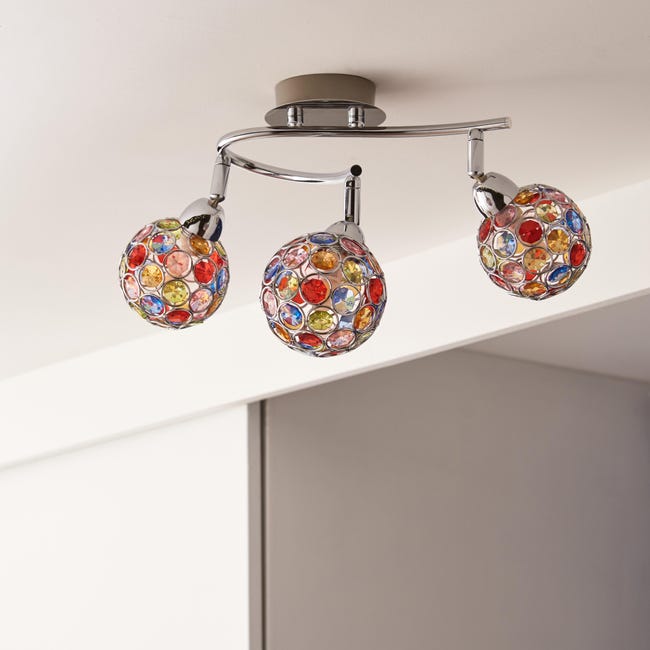 Leroymerlin Base per faretto componibile Roma G9 1xMAX40W cromato lucido INSPIRE Saldi