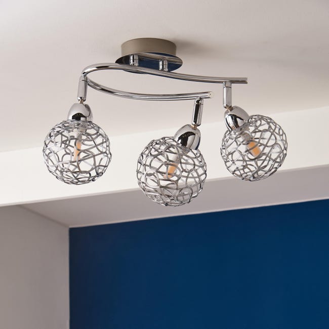 Leroymerlin Base per faretto componibile Roma G9 1xMAX40W cromato lucido INSPIRE Saldi