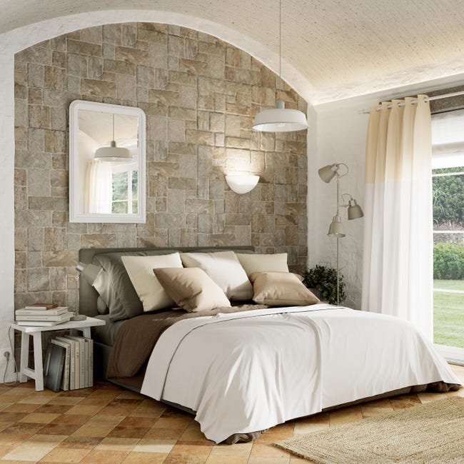 Leroymerlin Lampadario Country charm Milky beige E27 INSPIRE Vendita Calda